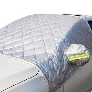 Auto Kate 3 Kihti Paksenema Esiklaas Lumi Katab Auto Protector Hõlmab Koos Veekindel Vooder, Lihtne Paigaldada Sõiduki Kaitse