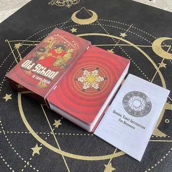 12x7cm Kaardid Cartas Tarot Tekid inglise Versiooni Kauplemise Runes Ennustamine Astrologie Salapärane Algajatele koos Juhendi Raamat