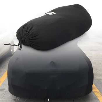 Must Auto Katta Siseruumides Väljas Hingav, Vihma-Lume -, Tolmu-Protector Universaalne Volkswagen VW Sedan Autod